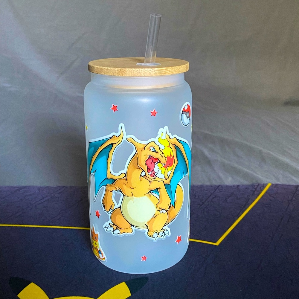 Pokémon Custom Glass Tumbler